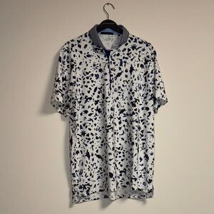 Men's Greyson Blue Patterned Shirt